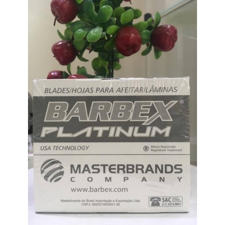 Cartela Lamina Barbear Platinum - Barbex
