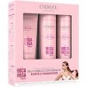 Kit Shampoo Boca Rosa Hair Quartzo Cadiveu 250ml + Pré Shampoo 150ml + Condicionador 250ml